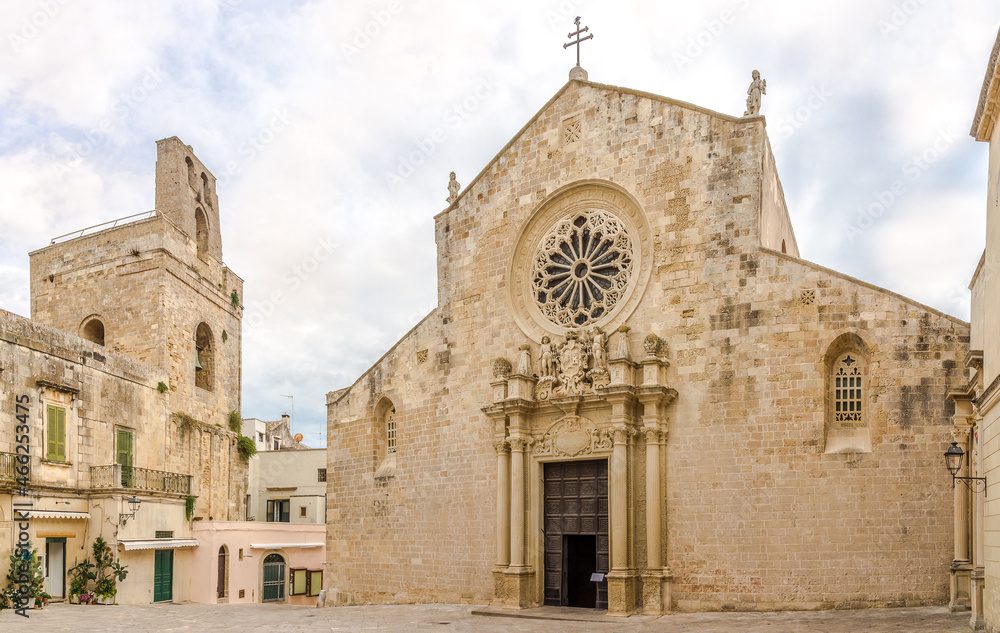 View at the Cathedral of Santa Maria Assunta in Otranto - Italy