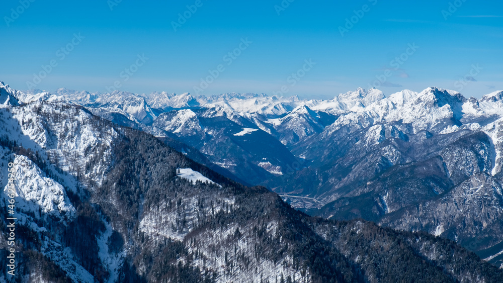 winter day in the alps of Friuli Venezia-Giulia winter day in the alps of Friuli Venezia-Giulia