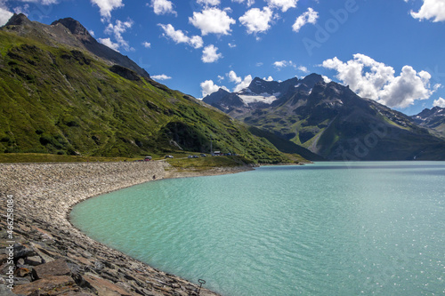 Silvretta mountain lake in Austria in Alps © tmag