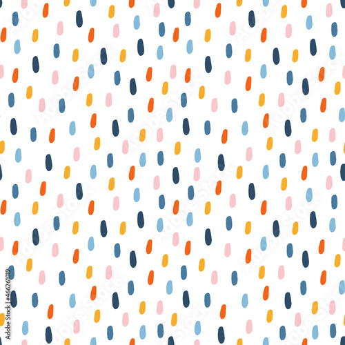 Seamless pattern with colorful stains