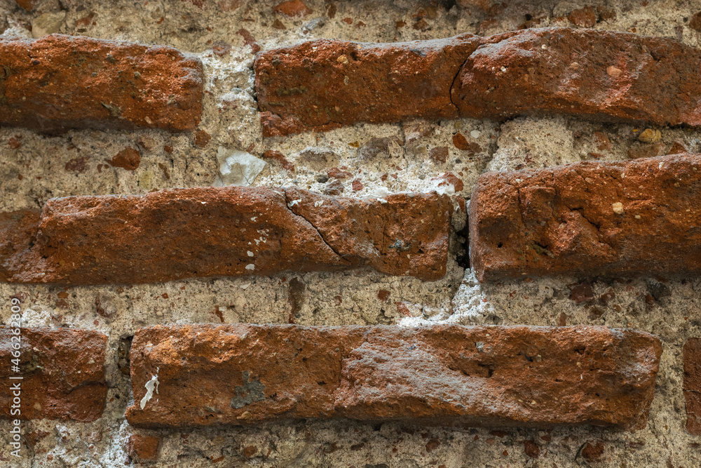 Red brick wall background. Serdika Sofia Bulgaria. Red brick wall background. Serdika Sofia Bulgaria.