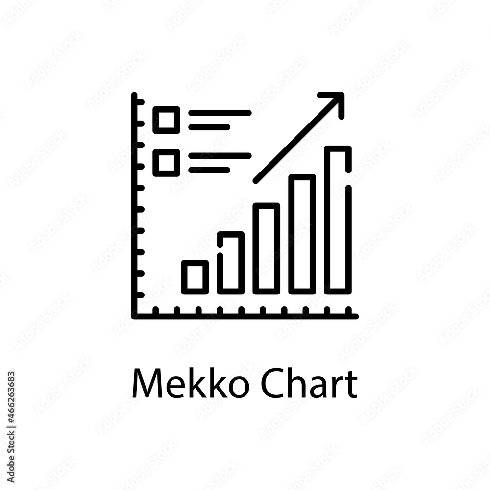 mekko chart vector outline Icon Design illustration. Web Analytics Symbol on White background EPS 10 File mekko chart vector outline Icon Design illustration. Web Analytics Symbol on White background EPS 10 File