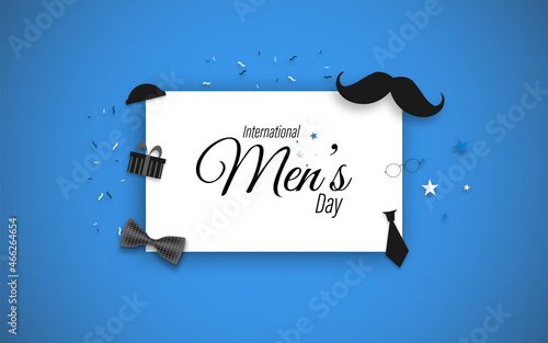 International Men's Day vector illustration, November 19.