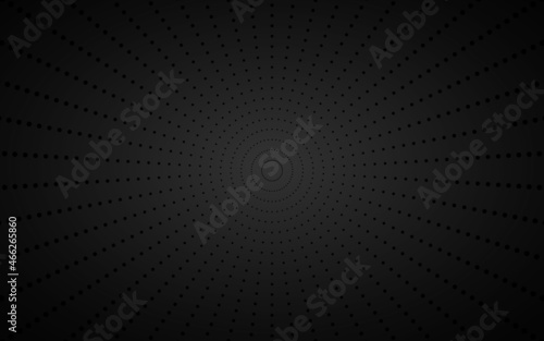 Perforated black metallic background. Abstract stainless steel background vector illustration
