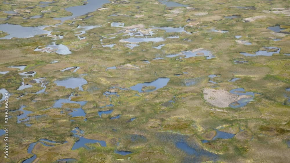 A large volcanic crater on Easter Island. Rano Kau crater. Orongo