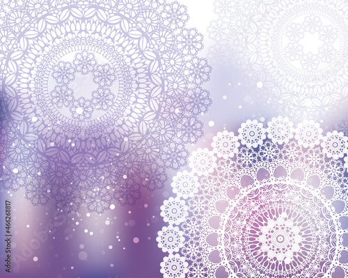 レース模様のグラデーション背景