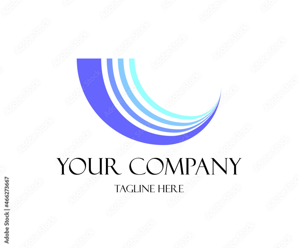 Modern Abstract Logo Shape Design Modern Abstract Logo Shape Design