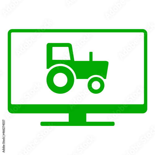 Traktor und Monitor