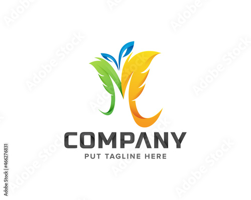 Creative colorful Butterfly Medical foundation logo for company 