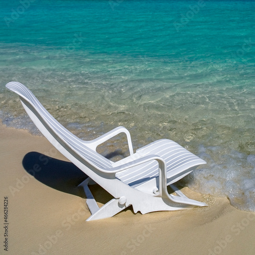 Tableau sur toile Luxury vacation in the Maldives