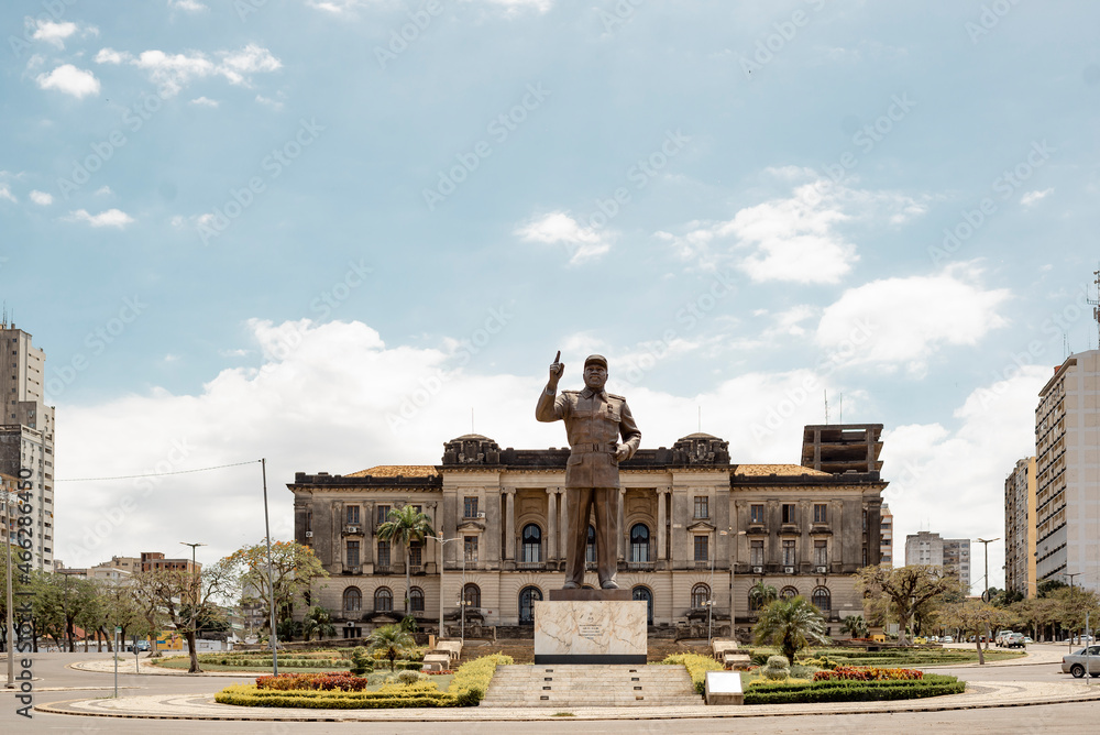 Fototapeta premium Maputo, Mozambique - August 17, 2021 -Praça da independência