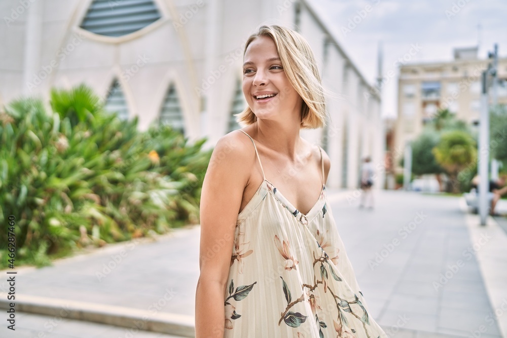 Young beautiful woman smiling confident outdoor Young beautiful woman smiling confident outdoor