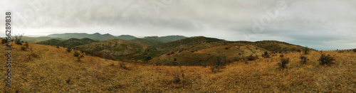 landscape with mountains