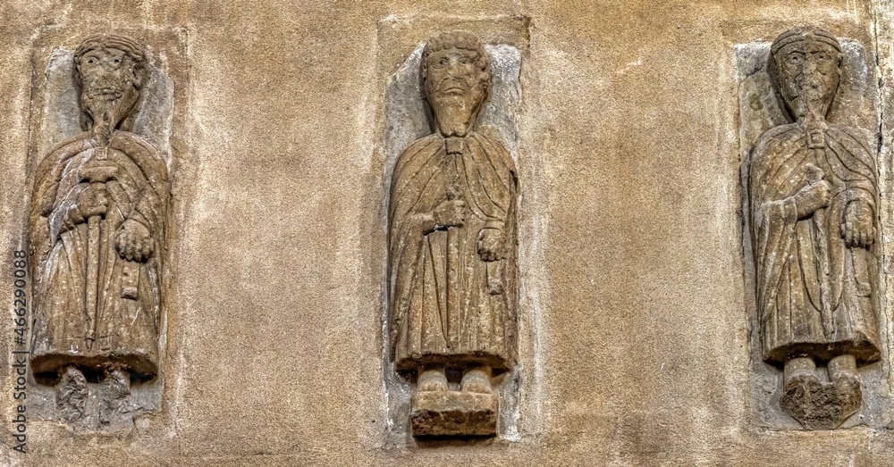 Relief inside Romanic Church Schoengrabern