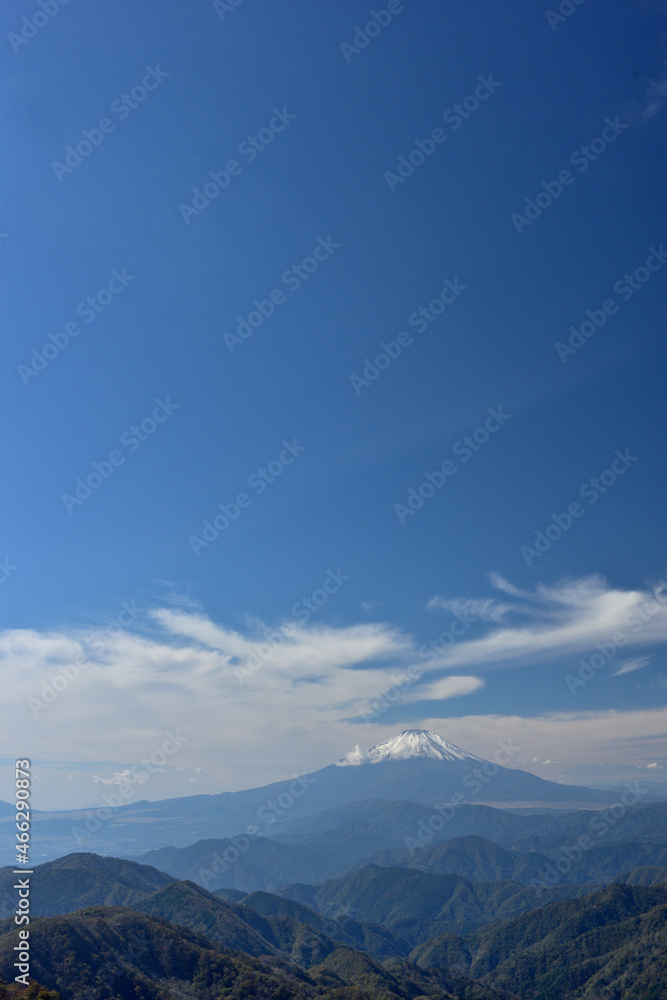 富士山と紅葉(日本の秋 丹沢・塔ノ岳/鍋割山の道) 富士山と紅葉(日本の秋 丹沢・塔ノ岳/鍋割山の道)