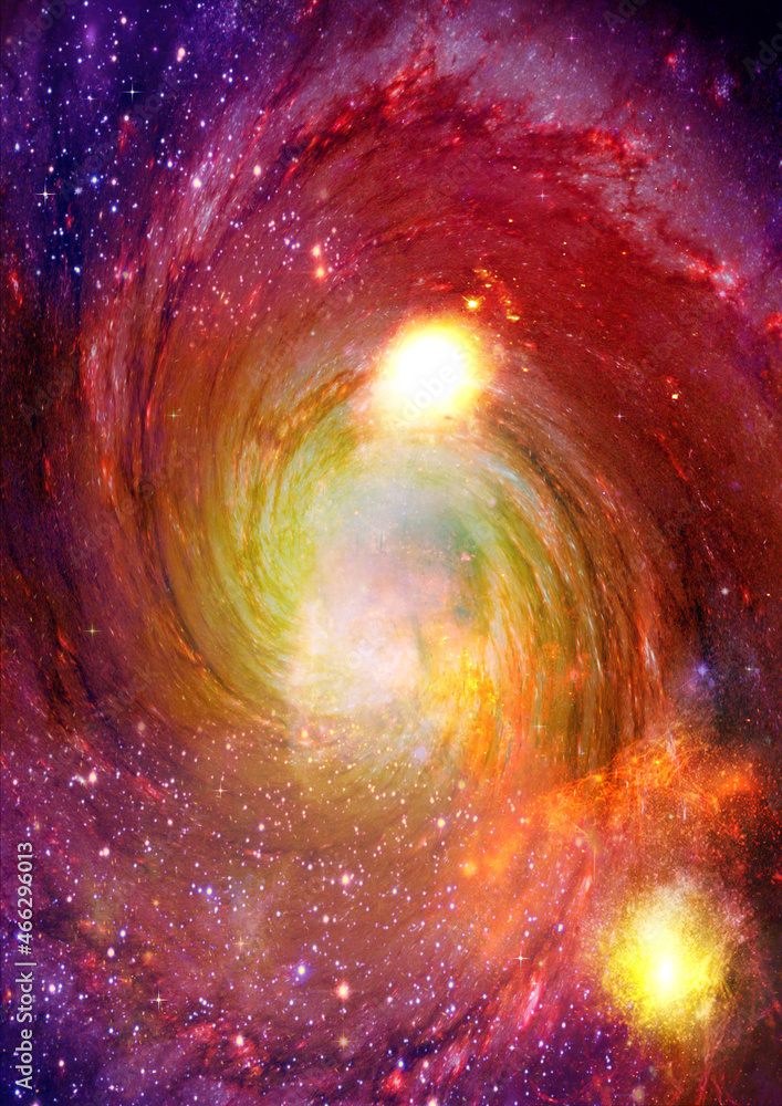 Fototapeta premium Star field in space and a nebulae