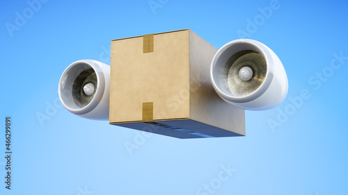 Φωτογραφία freight box jet propulsion