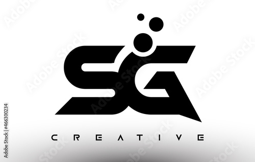 SG Elegant Letter Logo Design. SG Letter Icon with Creative Look Vector