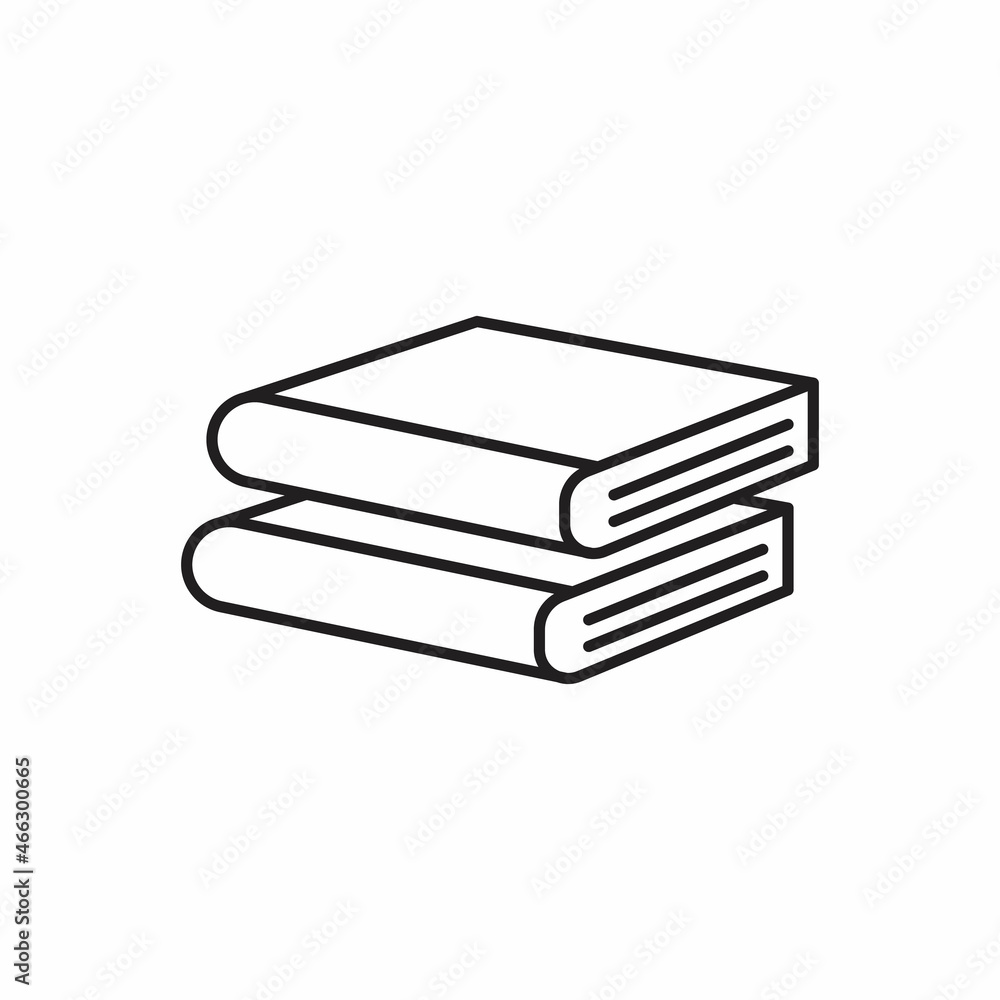 two books lying line style icon design two books lying line style icon design