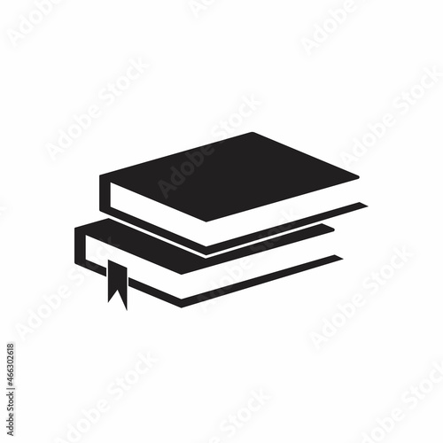 Books icon isolated on a separate background. Reading icon