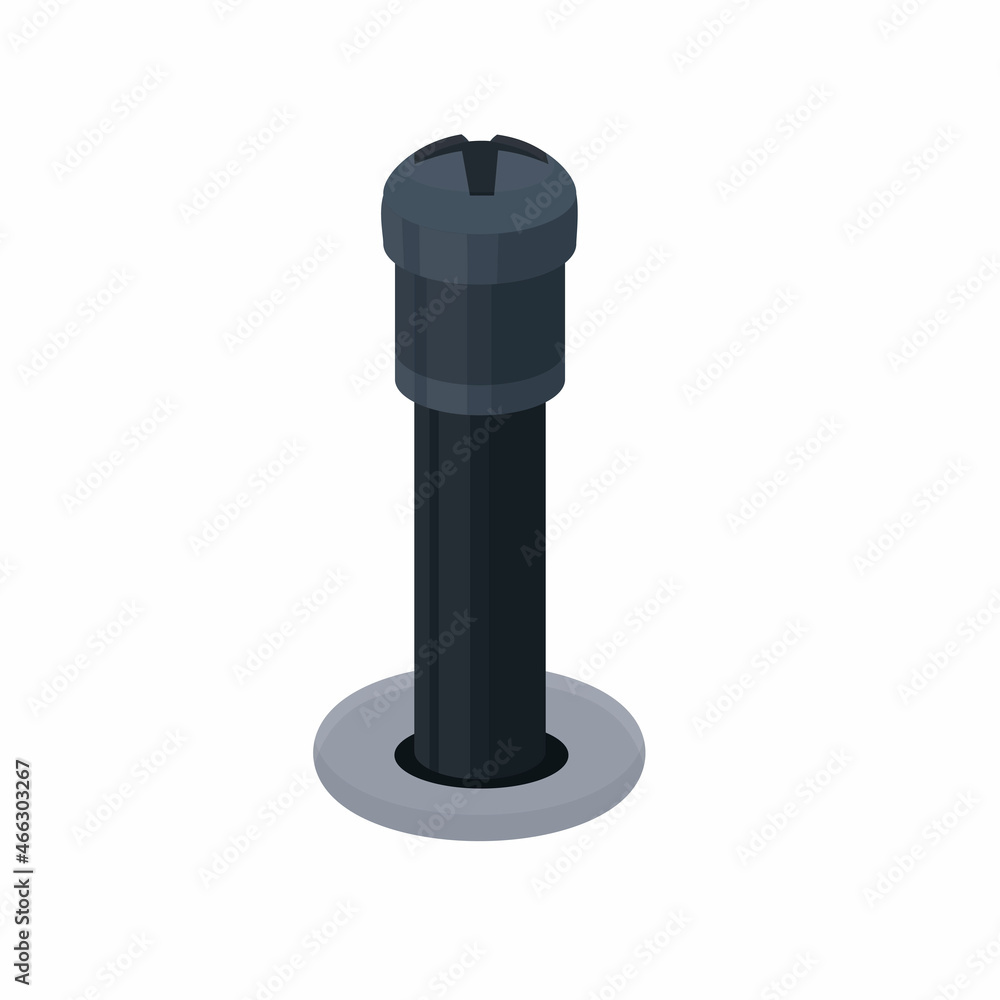 Car door lock button. Fuse, vector illustration Car door lock button. Fuse, vector illustration
