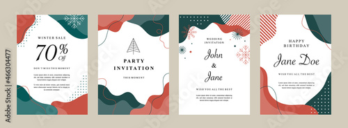 Winter Season and New Year Cover Design for Annual Report, Brochures, Flyers, Presentations, Leaflet, Magazine.