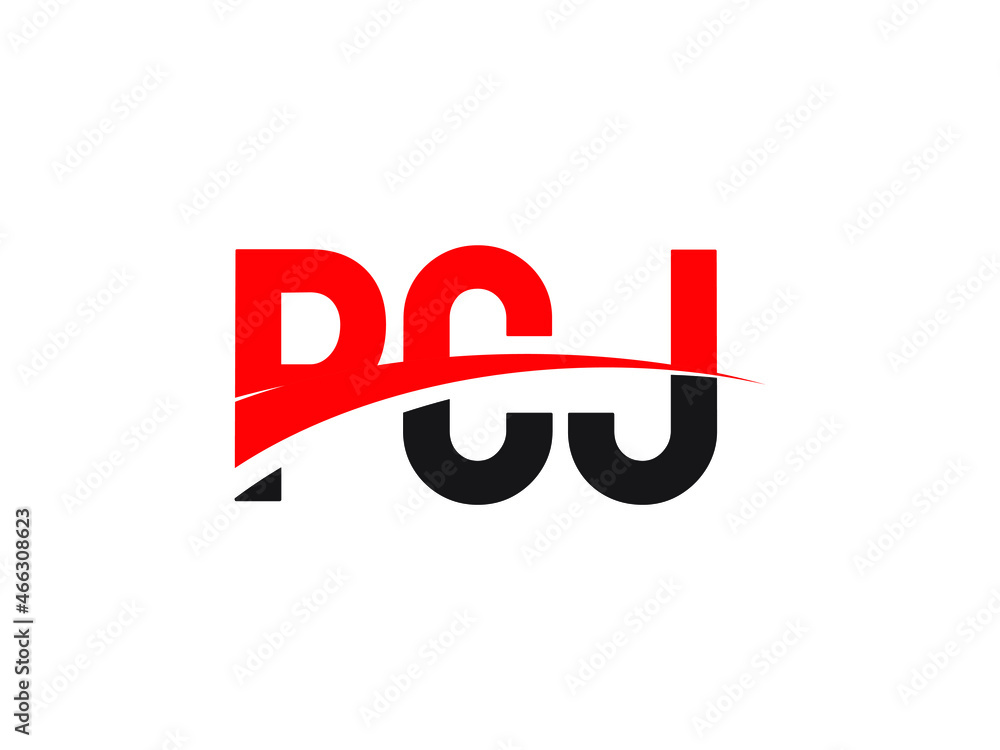 PCJ Letter Initial Logo Design Vector Illustration PCJ Letter Initial Logo Design Vector Illustration