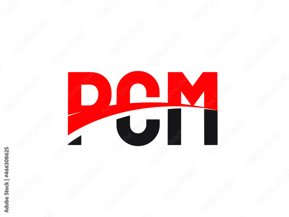 PCM Letter Initial Logo Design Vector Illustration PCM Letter Initial Logo Design Vector Illustration