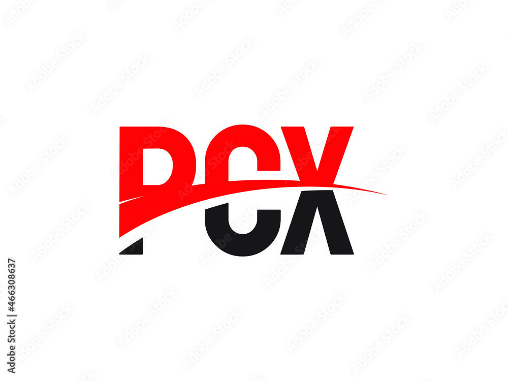 PCX Letter Initial Logo Design Vector Illustration PCX Letter Initial Logo Design Vector Illustration