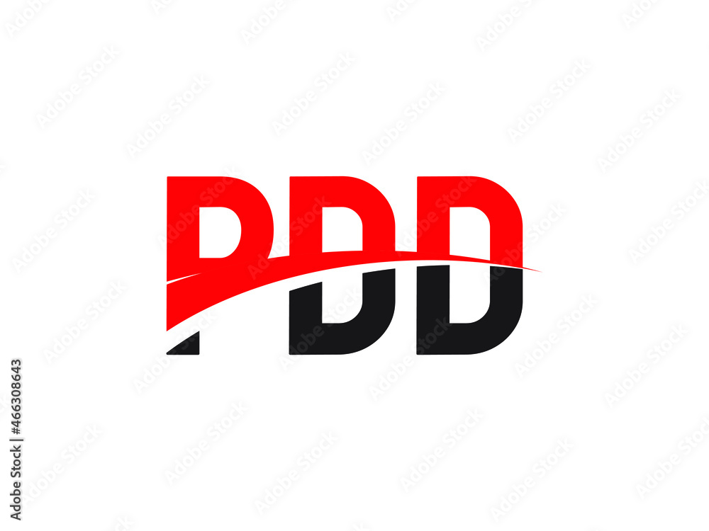 PDD Letter Initial Logo Design Vector Illustration PDD Letter Initial Logo Design Vector Illustration