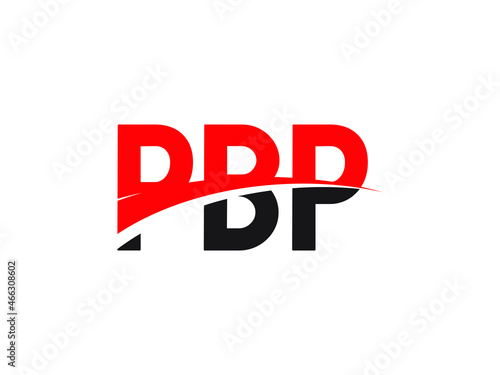 PBP Letter Initial Logo Design Vector Illustration 