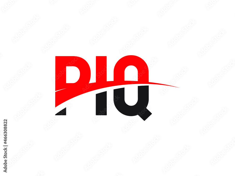 PIQ Letter Initial Logo Design Vector Illustration PIQ Letter Initial Logo Design Vector Illustration