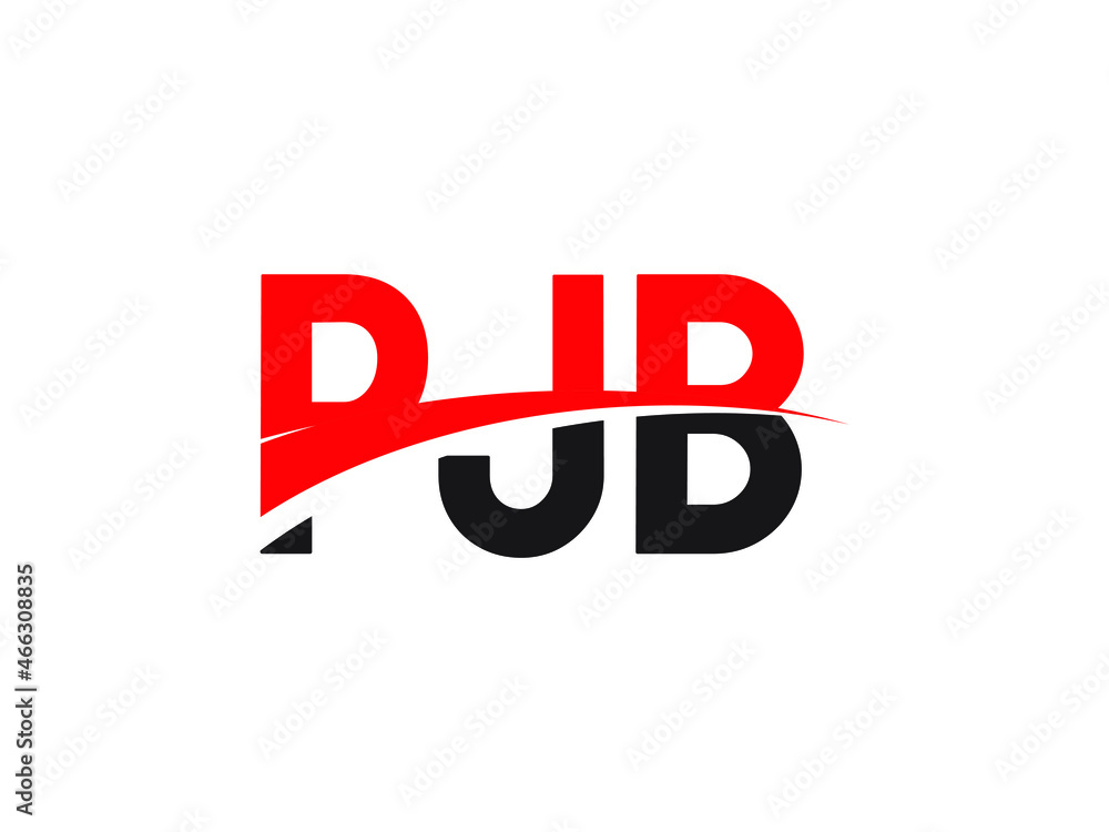 PJB Letter Initial Logo Design Vector Illustration PJB Letter Initial Logo Design Vector Illustration