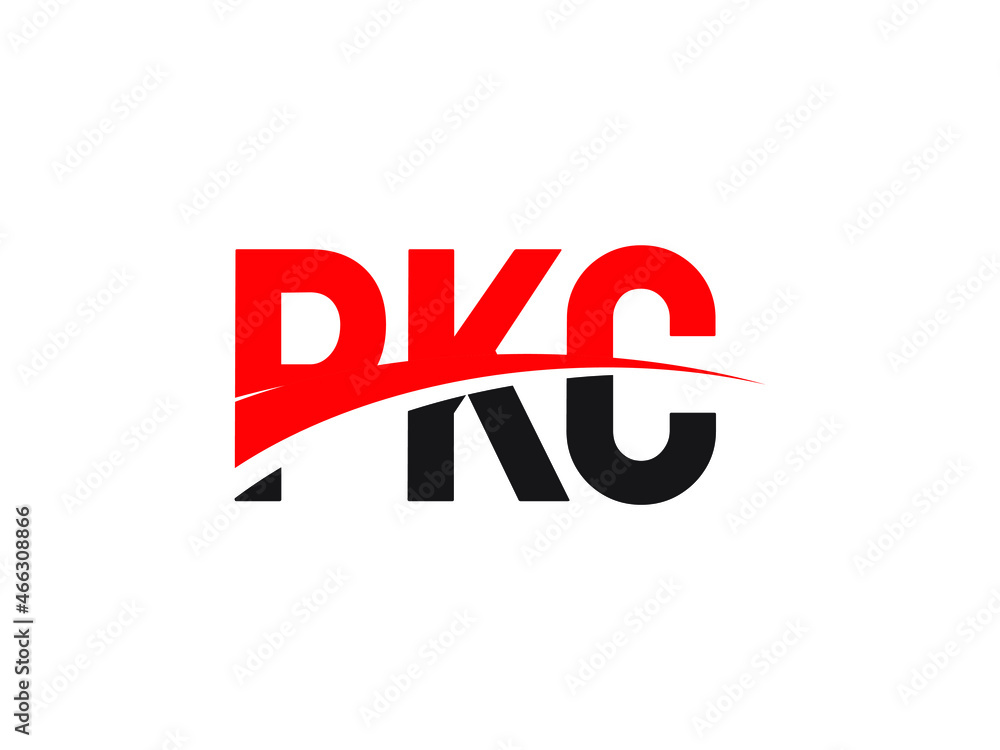 PKC Letter Initial Logo Design Vector Illustration PKC Letter Initial Logo Design Vector Illustration