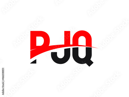 PJQ Letter Initial Logo Design Vector Illustration