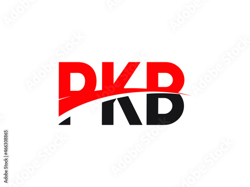 PKB Letter Initial Logo Design Vector Illustration