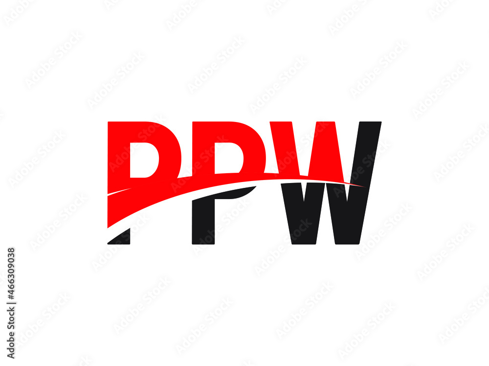 PPW Letter Initial Logo Design Vector Illustration PPW Letter Initial Logo Design Vector Illustration