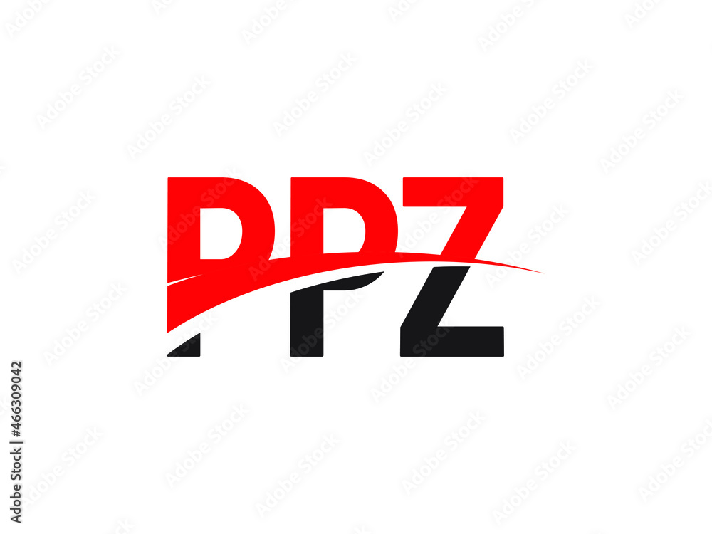 Fototapeta premium PPZ Letter Initial Logo Design Vector Illustration