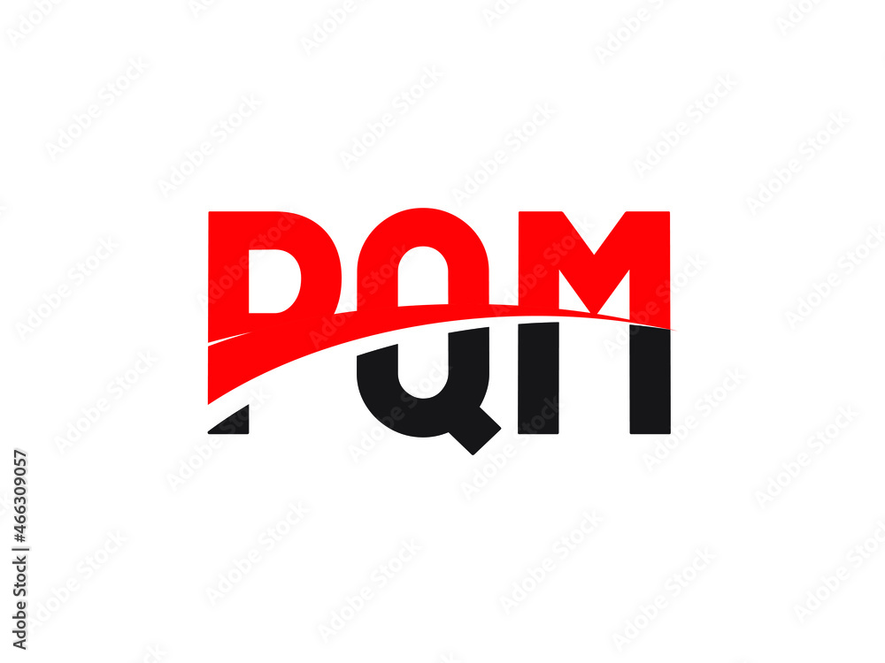 PQM Letter Initial Logo Design Vector Illustration PQM Letter Initial Logo Design Vector Illustration