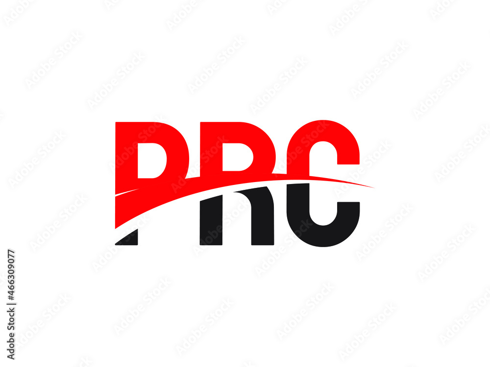 PRC Letter Initial Logo Design Vector Illustration PRC Letter Initial Logo Design Vector Illustration