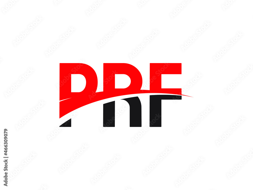 Fototapeta premium PRF Letter Initial Logo Design Vector Illustration