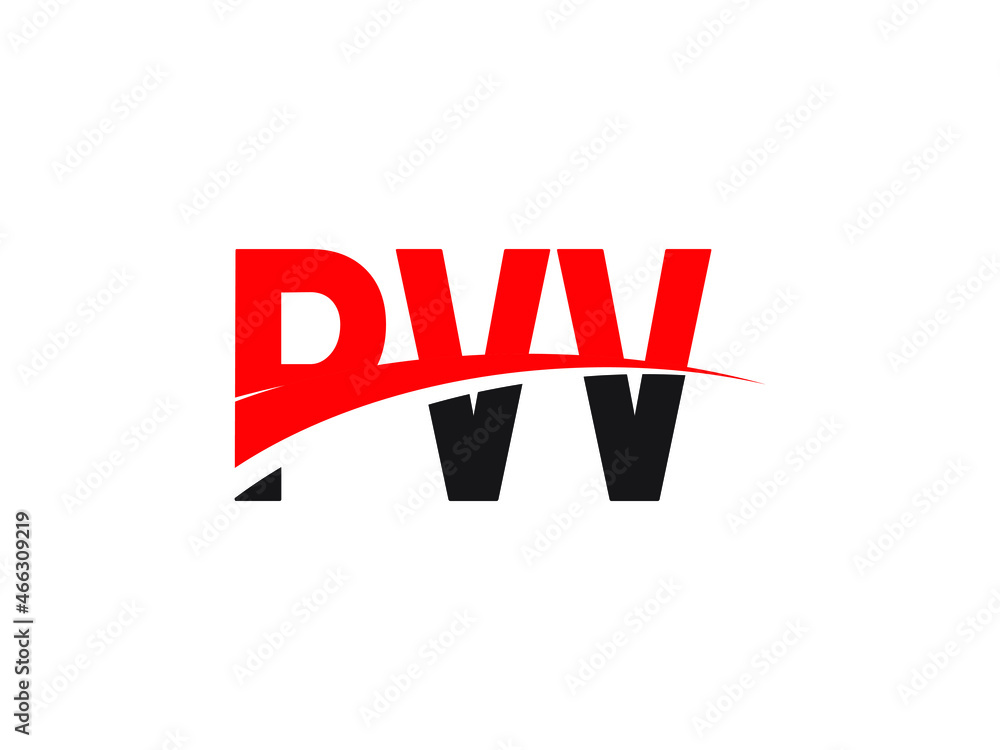 PVV Letter Initial Logo Design Vector Illustration PVV Letter Initial Logo Design Vector Illustration