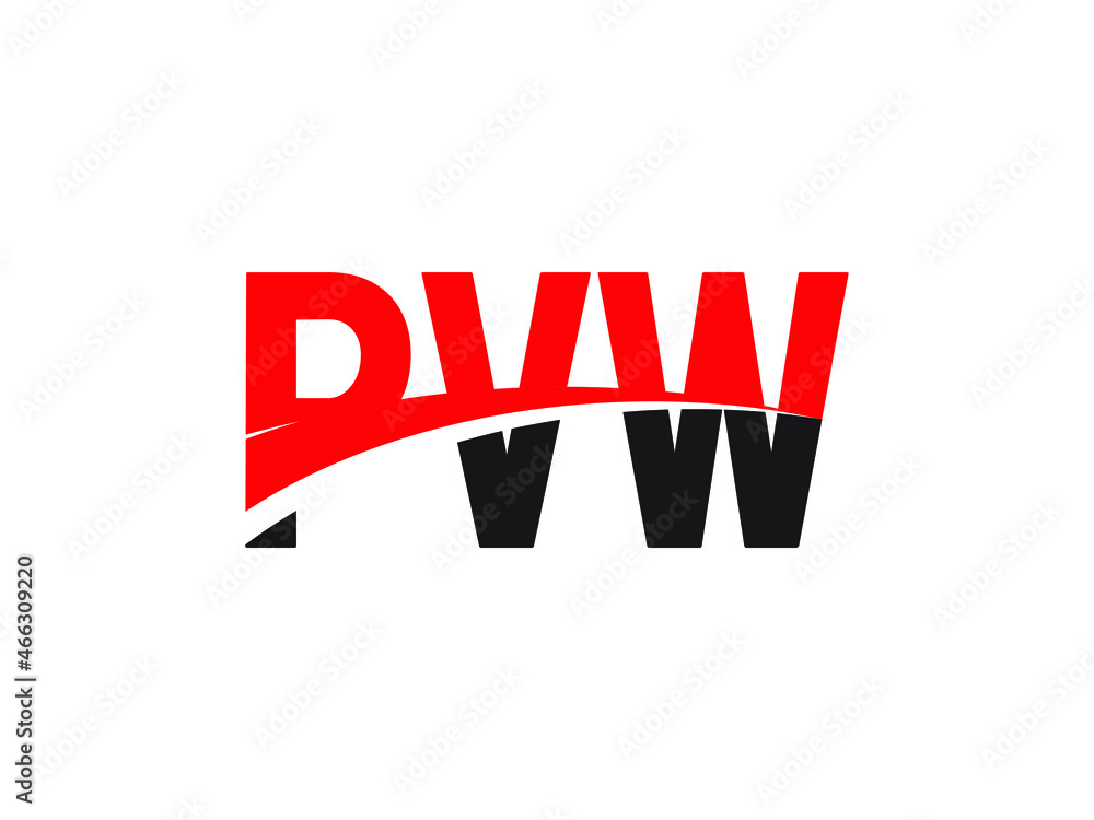 PVW Letter Initial Logo Design Vector Illustration PVW Letter Initial Logo Design Vector Illustration