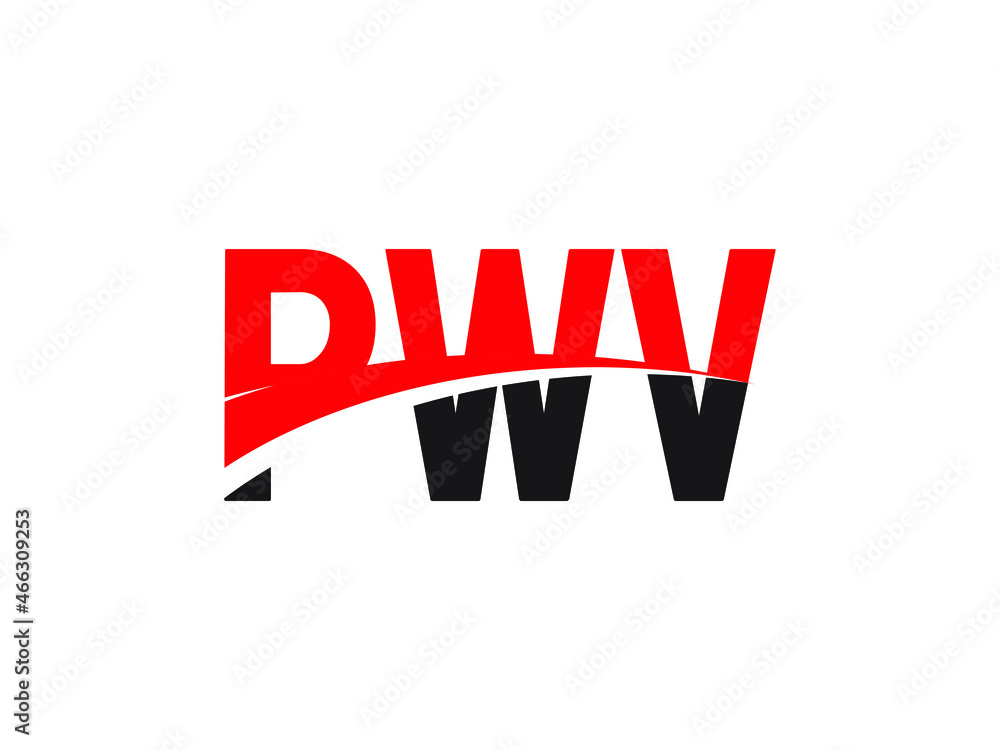 PWV Letter Initial Logo Design Vector Illustration PWV Letter Initial Logo Design Vector Illustration