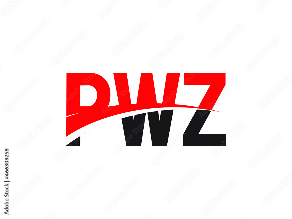 PWZ Letter Initial Logo Design Vector Illustration PWZ Letter Initial Logo Design Vector Illustration
