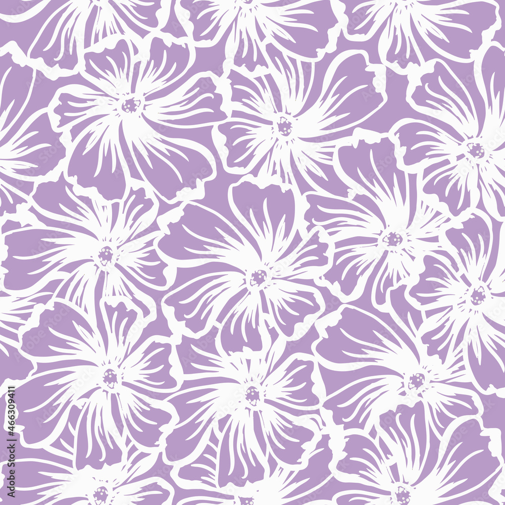 Pattern Flowers Abstraction on a light background Pattern Flowers Abstraction on a light background
