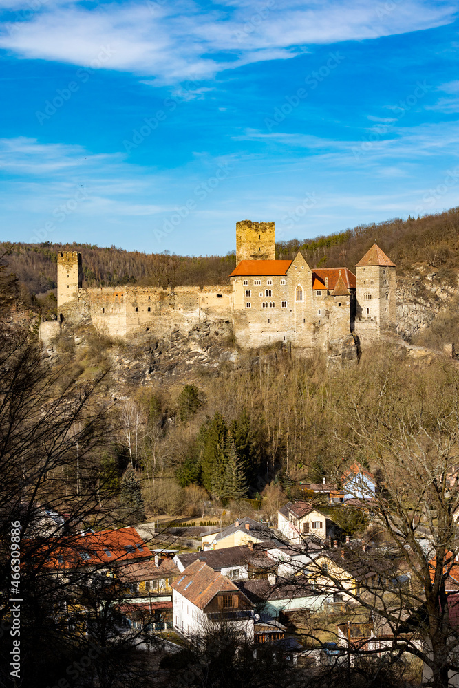 Hardegg castle in north Austria