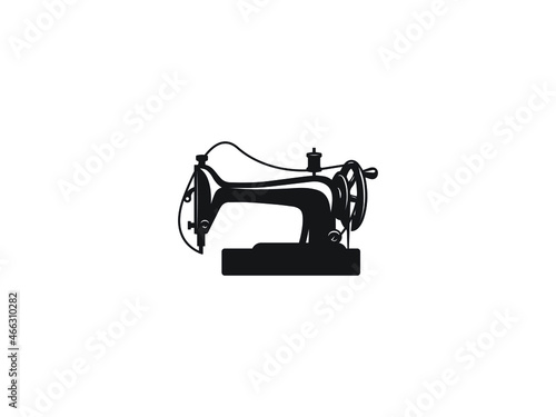 Sewing Logo Design Template. Vector Illustration