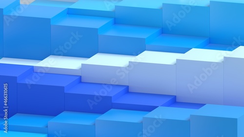 background Wallpaper abstract geometry squares 3d render
