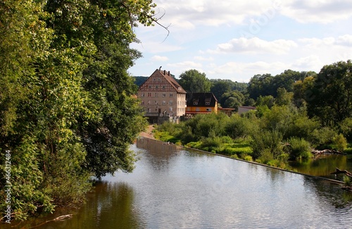 The Community Berlichingen, Schoental, Jagsttal, Hohenlohe, Germany, Europe. photo